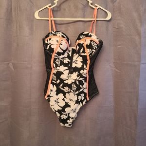 One piece push up swimsuit